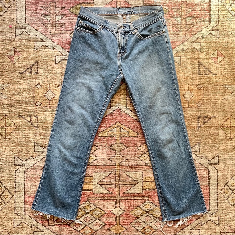 Vintage Gap cropped medium wash denim jeans